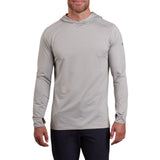 Kuhl Mens AirKuhl Hoody Hiking Outdoor Hoodie in Cloud Gray