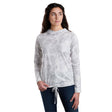 Kuhl Womens AirKuhl Hoody Outdoor Hiking Hoodie in White Print