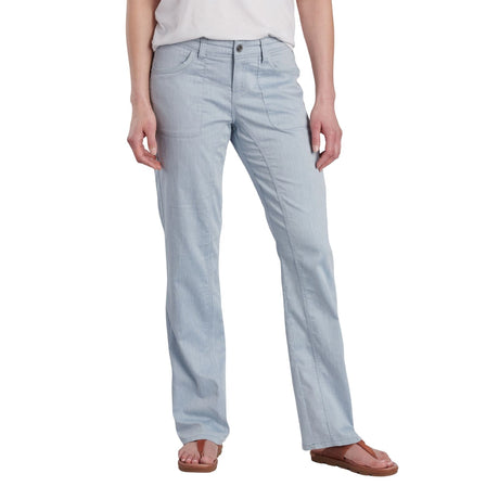 Kuhl Womens Cabo Outdoor Cotton Linen Pants Trousers in Mountain Air - 30 Length