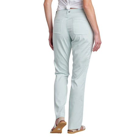 Kuhl Womens Cabo Outdoor Cotton Linen Pants Trousers in Soft Jade - 32 Length