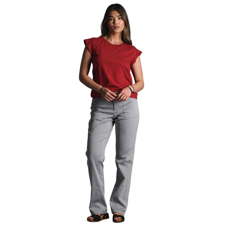 Kuhl Womens Cabo Outdoor Cotton Linen Pants Trousers in Ash - 34 Length