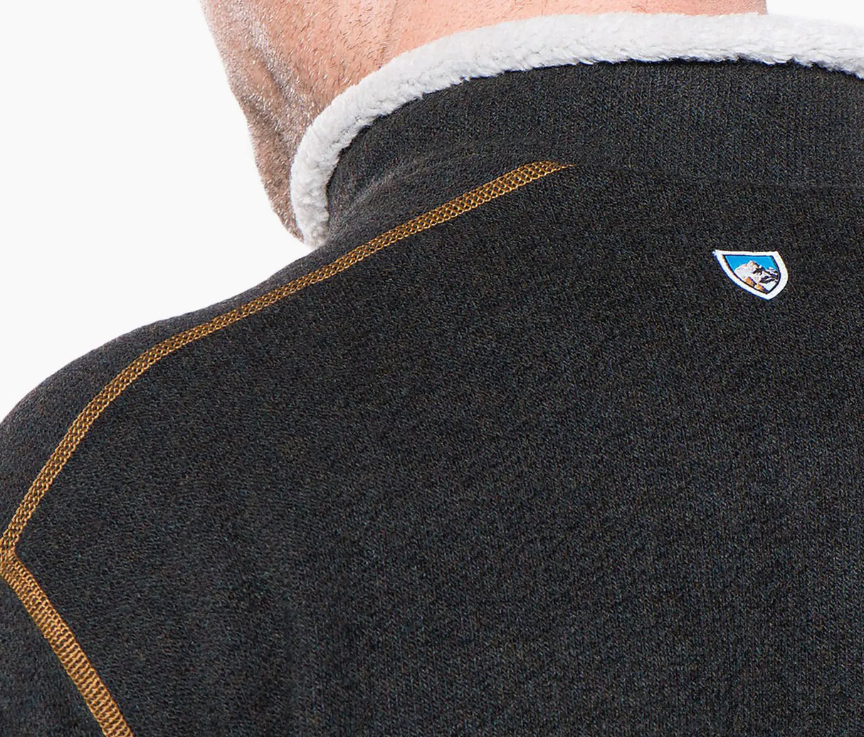 Kuhl Mens Europa 1/4 Zip Fleece Jumper in Charcoal