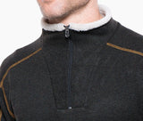 Kuhl Mens Europa 1/4 Zip Fleece Jumper in Charcoal
