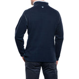 KUHL Europa Mens 1/4 Zip Pullover ALFPACA GOLD Fleece Warm in Mutiny Blue Size XXL