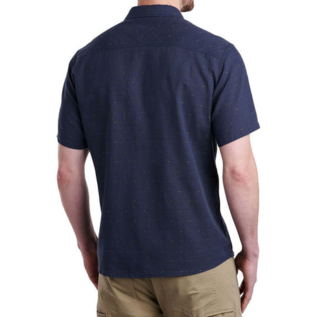 Kuhl Mens Intrepid Skorpio Short Sleeve Button Shirt in Northern Star