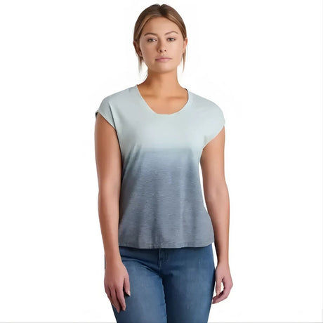 Kuhl Womens Isla Tie Back Short Sleeve T Shirt in Eucalyptus