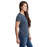 Kuhl Womens Konstance Outdoor Short Sleeve T Shirt Tee in Metal Blue