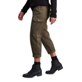 Kuhl Womens Kultivatr Kargo Crop Outdoor Hiking Pants in Sage