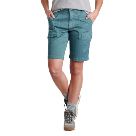 Kuhl Womens Kultivatr 10in Outdoor Hiking Shorts in Eucalyptus