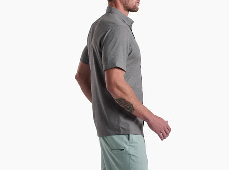 Kuhl Persuadr SS Mens Shirt UPF50+ Moisture Wicking Quick Dry Stretch in Ashwood