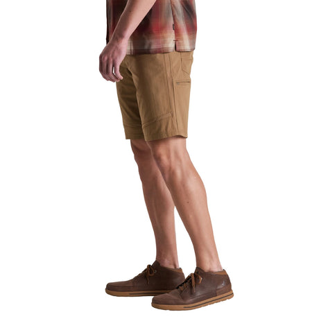 Kuhl Mens Radikl 10in Outdoor Hiking Adventure Shorts in Dark Khaki