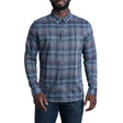 Kuhl Mens Response Lite Outdoor Hiking Long Sleeve Shirt in Blue Flame