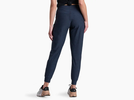 Kuhl Revivr Joggr Womens Pants UPF50+ Zippered Pockets 27" Inseam in Indigo Heather