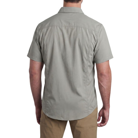 Kuhl Mens Stealth Outdoor Hiking Short Sleeve Shirt in Oak Moss