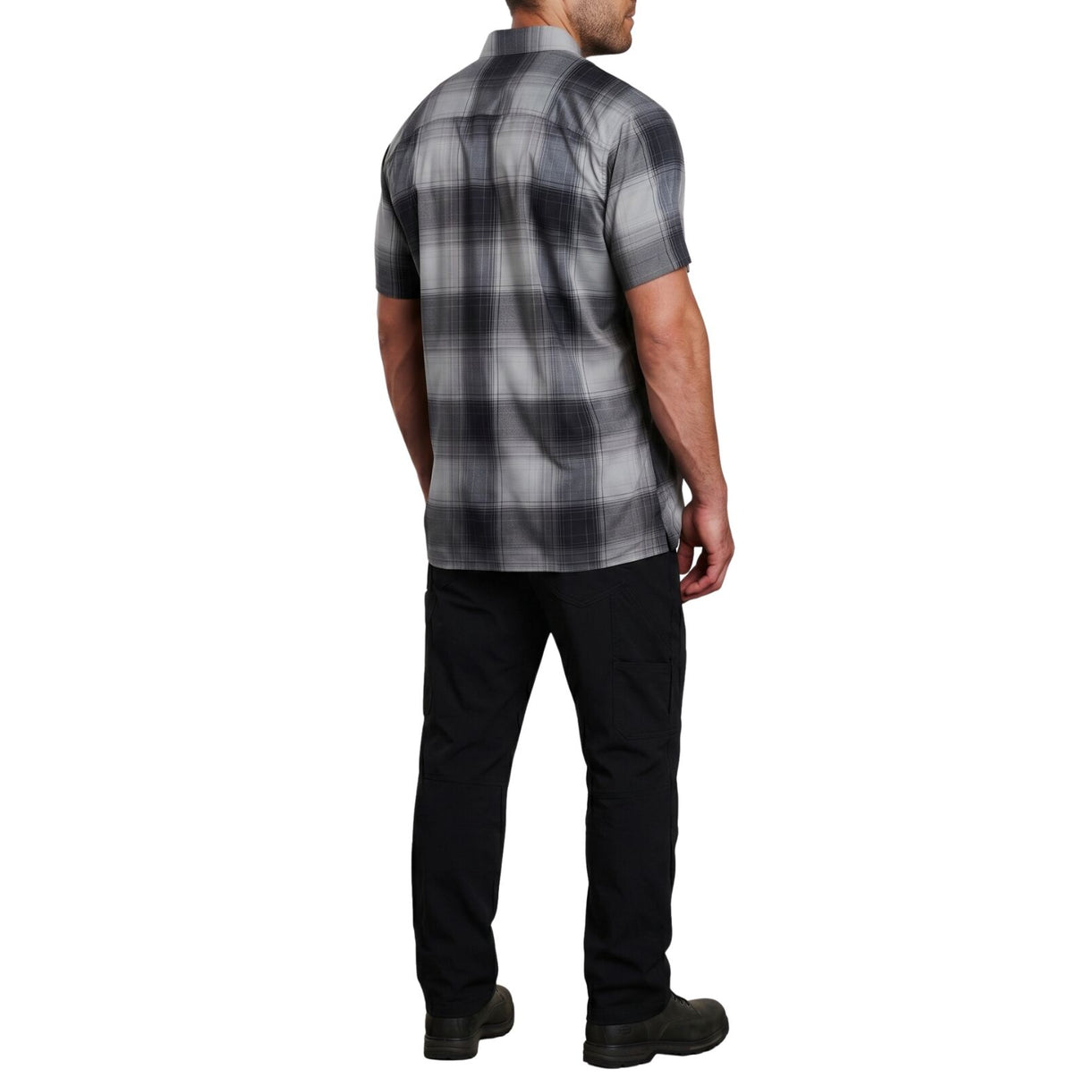 Kuhl Mens Stretch Response Hiking Outdoor Shirt in Brushed Nickel