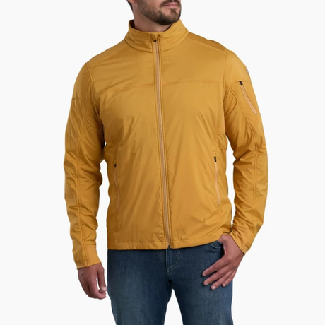 Kuhl The One Mens Jacket Lightweight Windproof Warm in Fools Gold - XXL