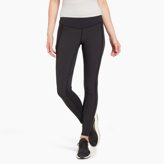 Kuhl Transcendr Womens Leggings Softshell Stretch UPF50 29in Inseam in Raven