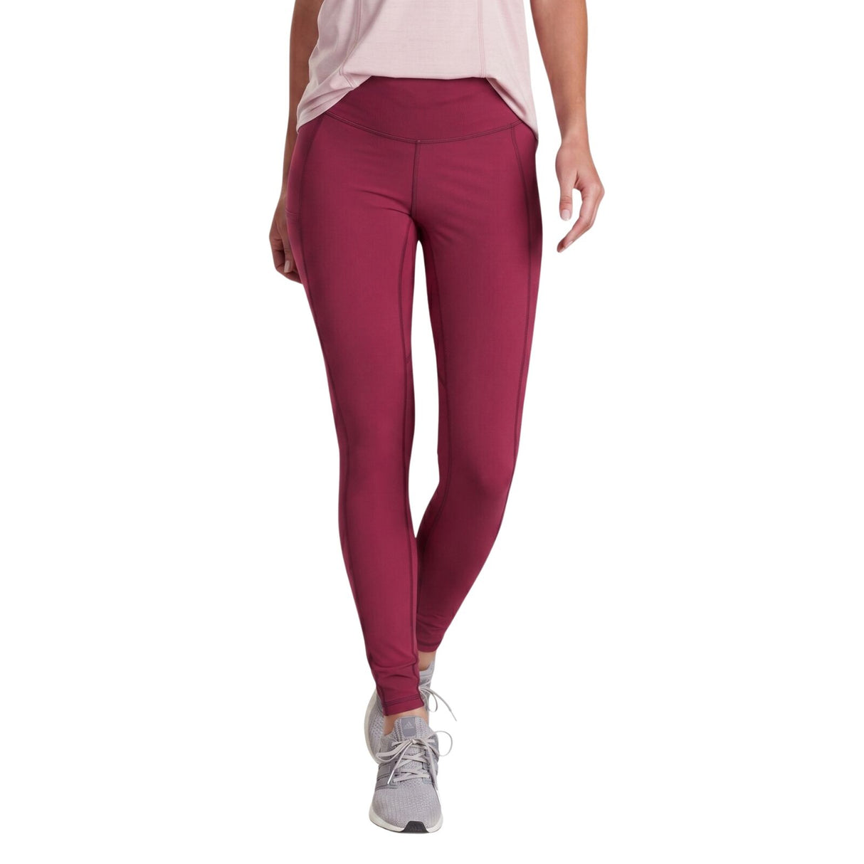Kuhl Womens Transcendr Outdoor Hiking Leggings in Sangria
