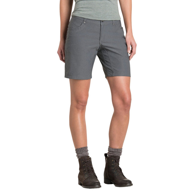 Kuhl Womens Trekr 8" Outdoor Hiking Shorts in Charcoal