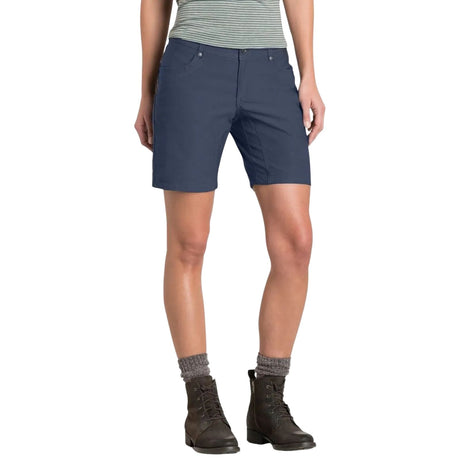 Kuhl Womens Trekr 8in Outdoor Hiking Shorts in Inkwell