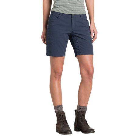 Kuhl Womens Trekr 8in Outdoor Hiking Shorts in Indigo