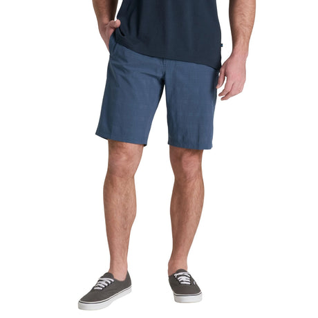 Kuhl Mens Upriser 10in Outdoor Hiking Swimming Shorts in Deep Storm