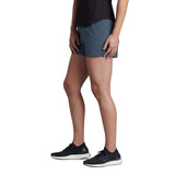 Kuhl Womens 4in Outdoor Hiking Vantage Shorts in Metal Blue