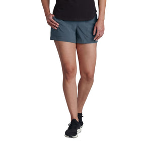 Kuhl Womens 4in Outdoor Hiking Vantage Shorts in Metal Blue