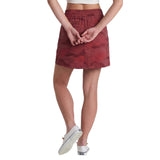 Kuhl Womens Vantage Outdoor Hiking Skort in Dark Dahlia Print