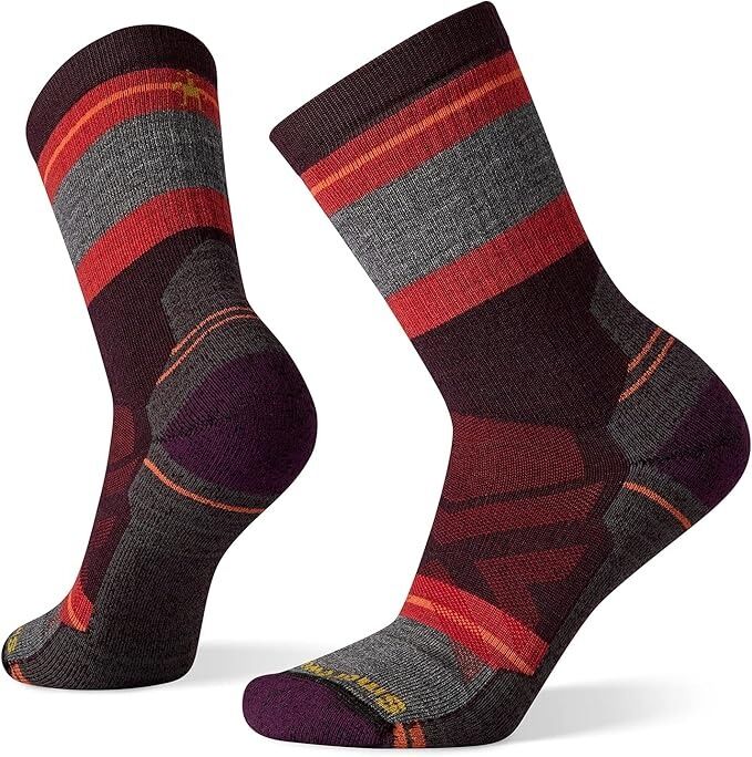 Smartwool Women's Hike Cushioned Saturnsphere Socks, Size M - Bordeaux