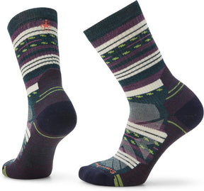 Smartwool Hike Light Cushion Margarita Womens Merino Wool Crew Socks - Alpine Blue