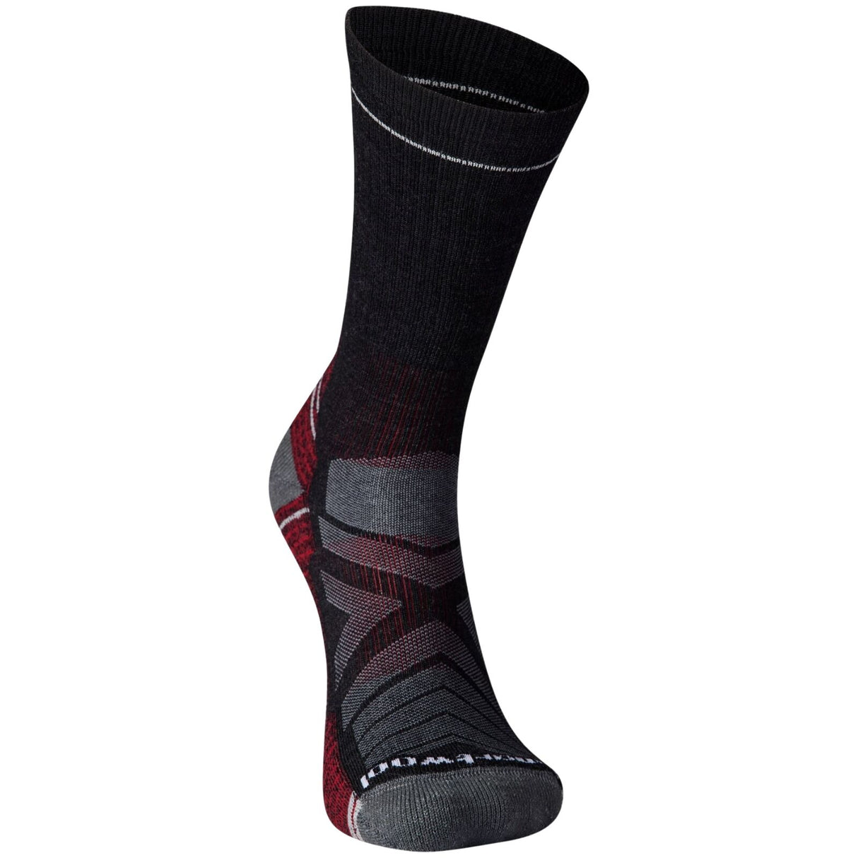 Smartwool Hike Light Cushion Crew Socks Merino Wool Breathable in Charcoal
