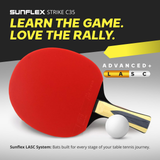 SUNFLEX Strike C35 Table Tennis Bat All-Round Advanced Training ITTF Approved