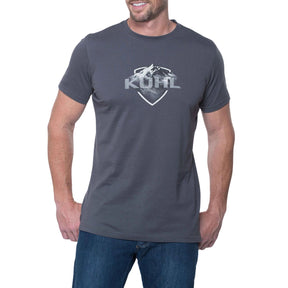 Kuhl Mens Born In The Mountains Outdoor Hiking T Shirt in Carbon