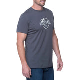 Kuhl Mens Born In The Mountains Outdoor Hiking T Shirt in Carbon