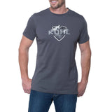 Kuhl Mens Born In The Mountains Outdoor Hiking T Shirt in Carbon