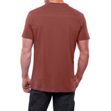 Kuhl Mens Bravado Lightweight Outdoor T Shirt Short Sleeve Tee in Sundried Tomato