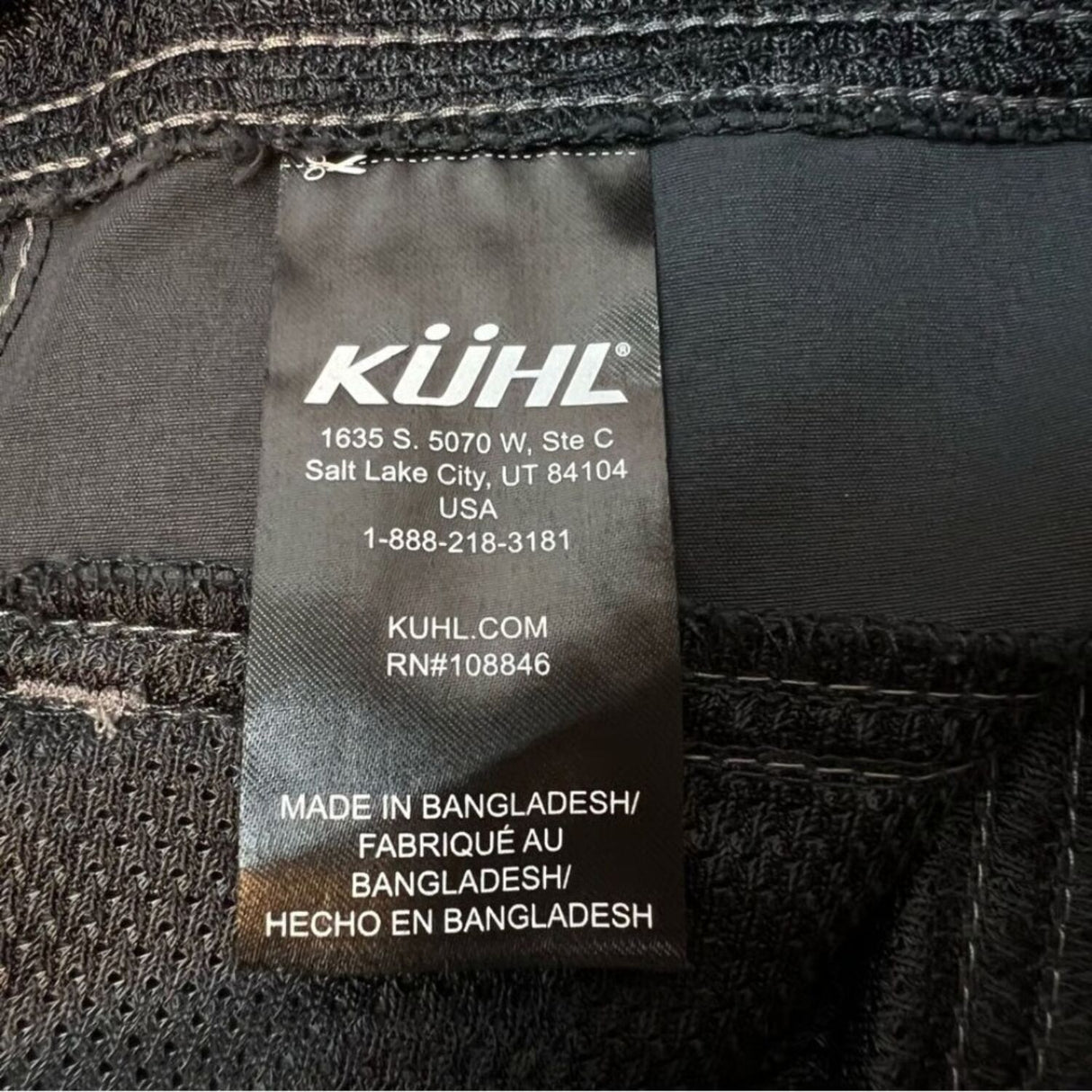 Kuhl Mens Renegade Rock Pants in Ink Black