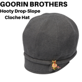 Goorin Brothers Hooty Womens Drop-Slope Cloche Hat - Grey