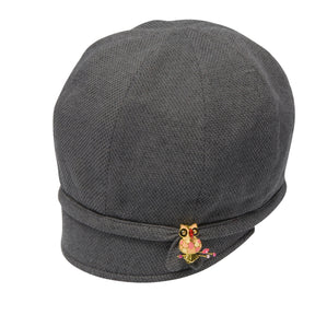 Goorin Brothers Hooty Womens Drop-Slope Cloche Hat - Grey