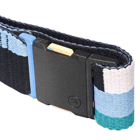 Arcade A2 Sierra Belt Stretch Metal-Free Buckle Recycled One Size in Sherbet/Forest