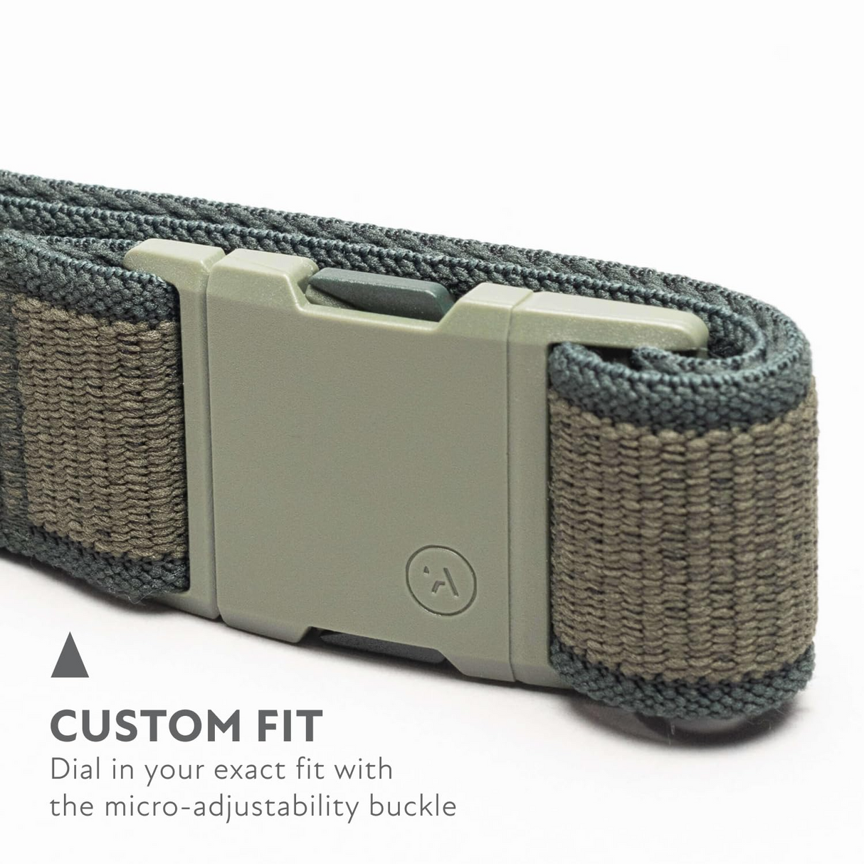 Arcade Carto A2 Slim Stretch Belt in Ivy Green/Jalapeno w/ Travel Friendly Buckle - One Size