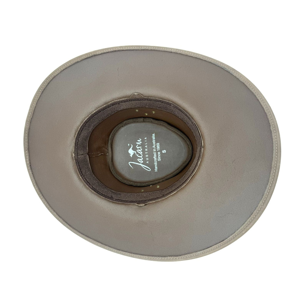 Jacaru 1059 Jabiru Nubuck Leather Extra Wide Brim Hat - Brown (Water Resistant & UPF 50+ Made in Australia)