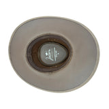 Jacaru 1059 Jabiru Nubuck Leather Extra Wide Brim Hat - Brown (Water Resistant & UPF 50+ Made in Australia)