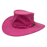Jacaru 1065 Ranger Unisex Vegan Leather Hat - UPF 50+ (Made in Australia)