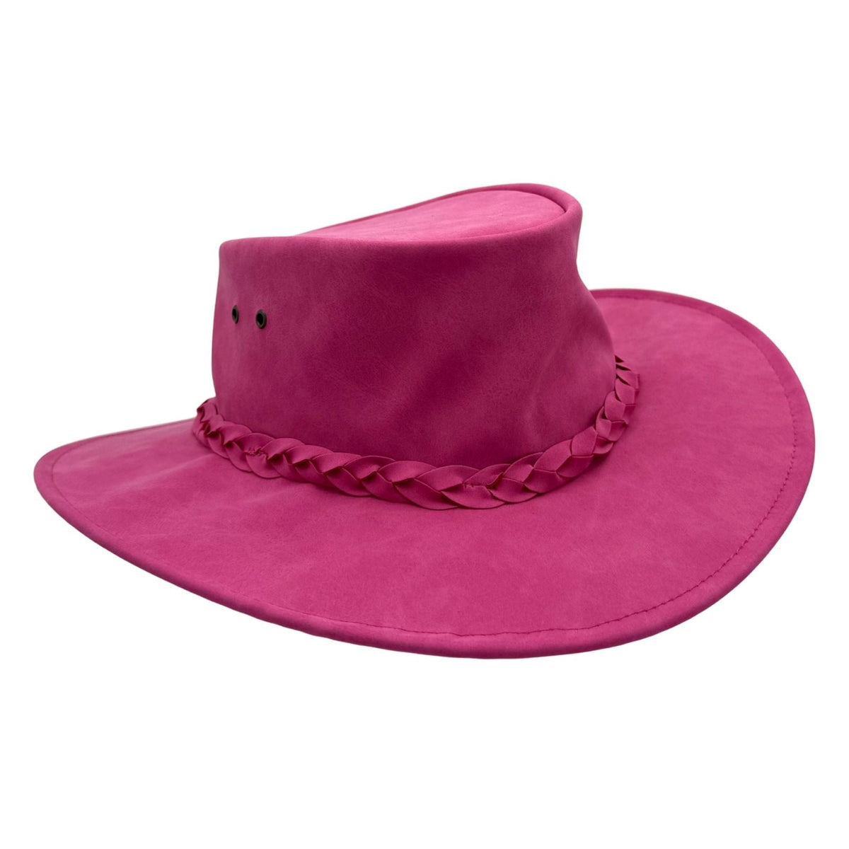 Jacaru 1065 Ranger Unisex Vegan Leather Hat - UPF 50+ (Made in Australia)