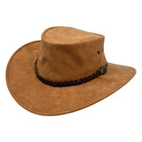 Jacaru 1065 Ranger Unisex Vegan Leather Hat - UPF 50+ (Made in Australia)