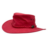 Jacaru 1065 Ranger Unisex Vegan Leather Hat - UPF 50+ (Made in Australia)