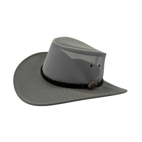 Jacaru 1066 Rizon Soft Vegan Leather Breeze Hat - Mesh Crown (Made in Australia)