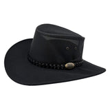 Jacaru 1066 Rizon Soft Vegan Leather Breeze Hat - Mesh Crown (Made in Australia)
